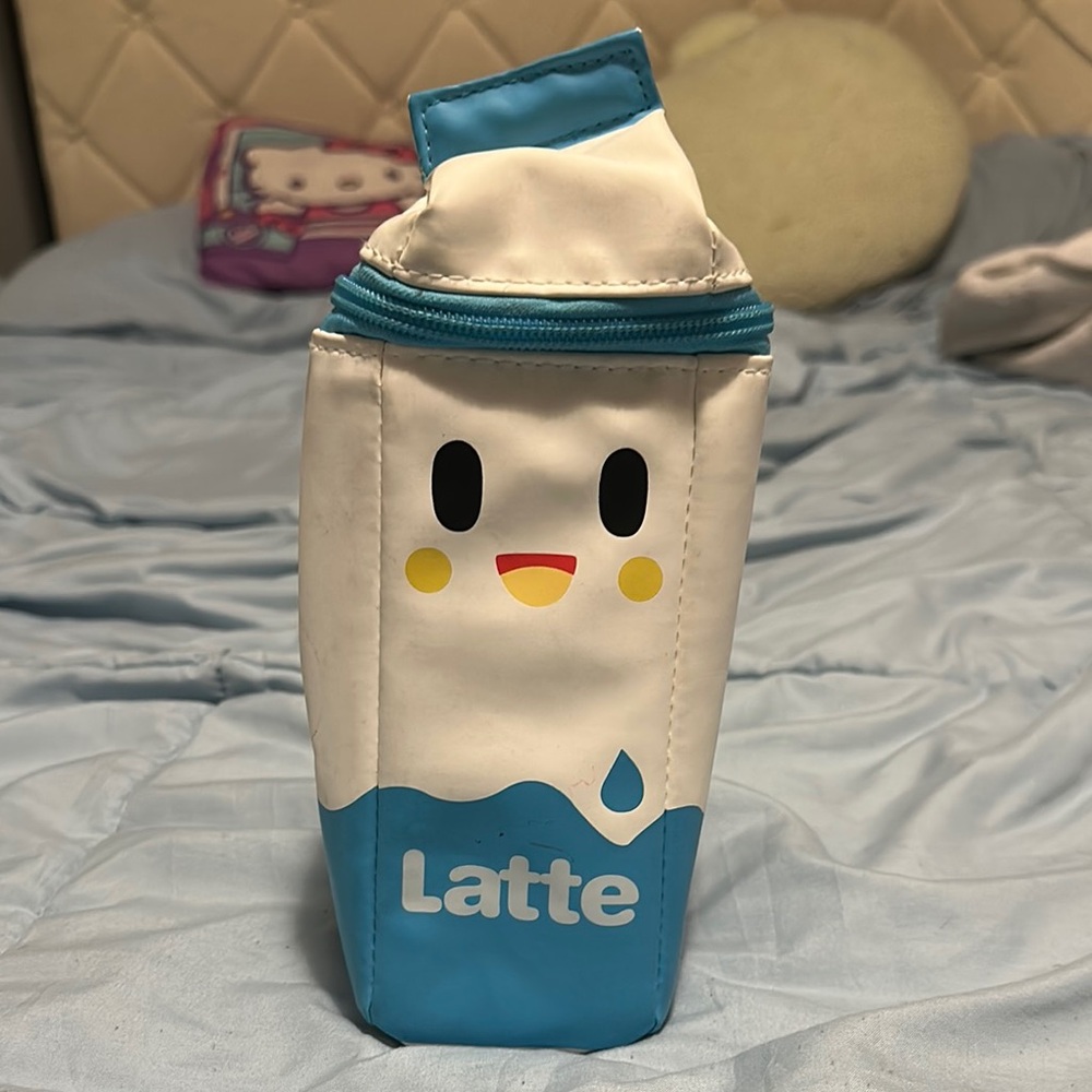 Tokidoki milk carton pencil case